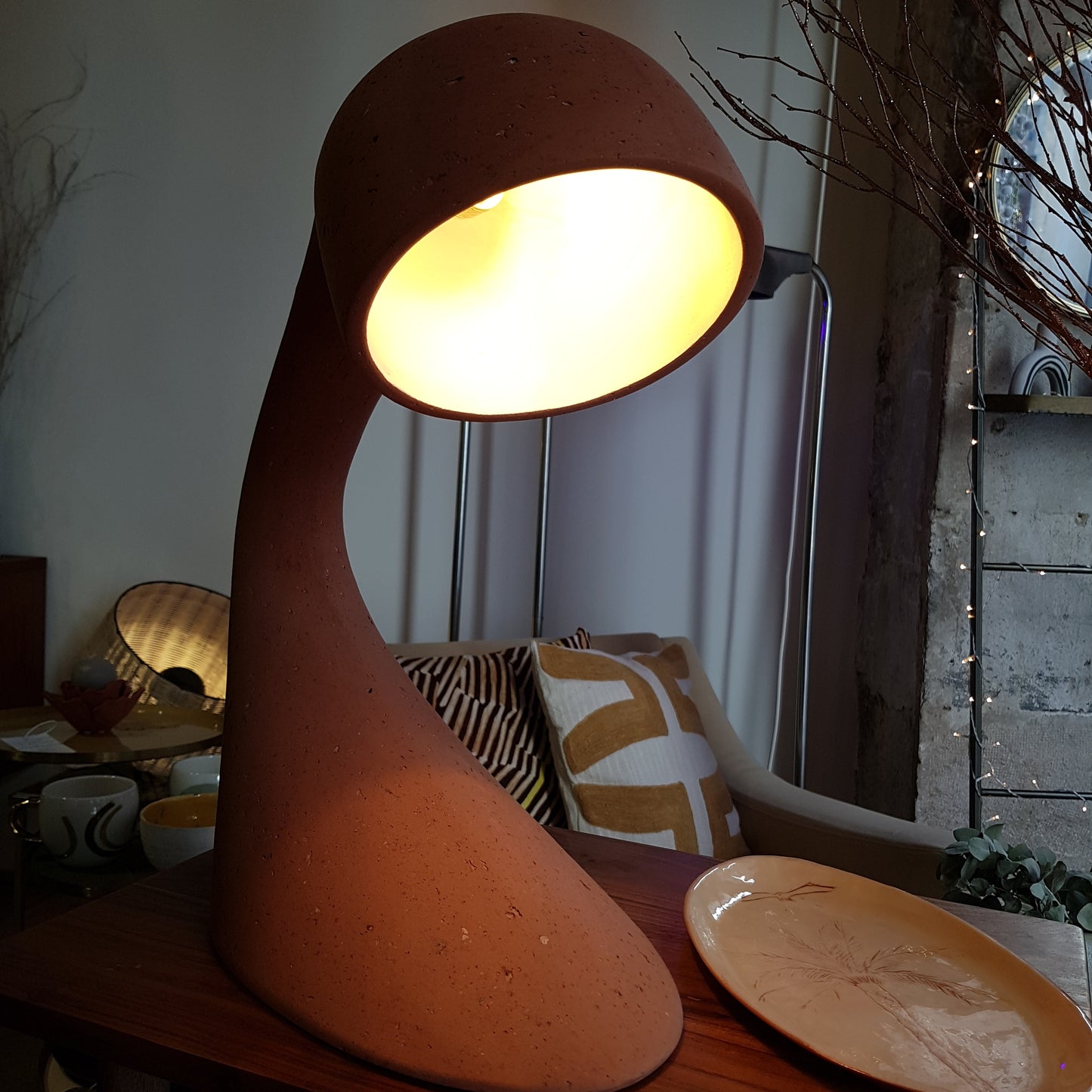 Lampe Invider M Terracota - Henri Dejeant