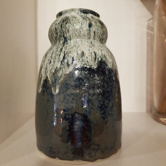 Vase bleu - La Potière Céramique