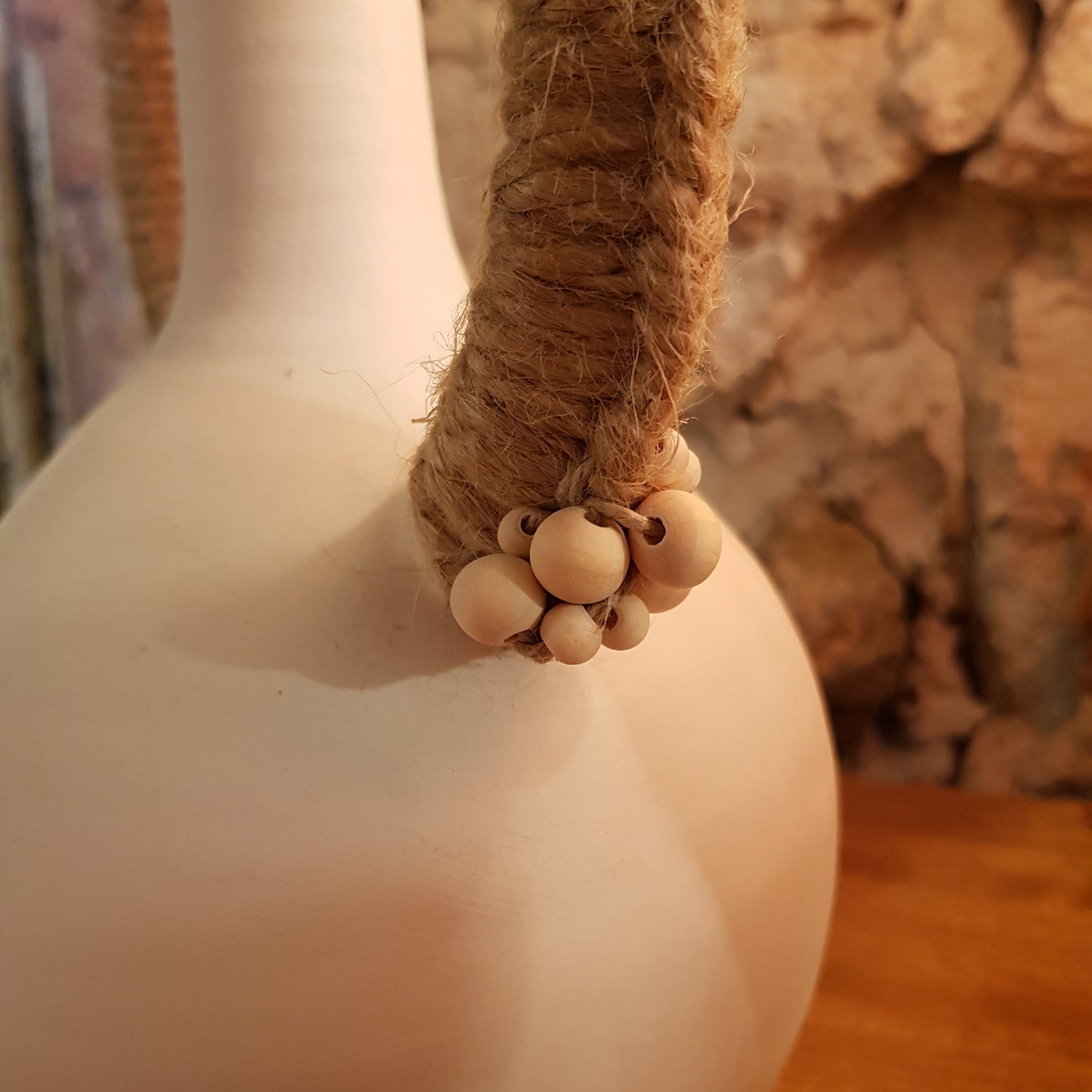 Vase Cyclades rond avec anneau - Maison Bonjour