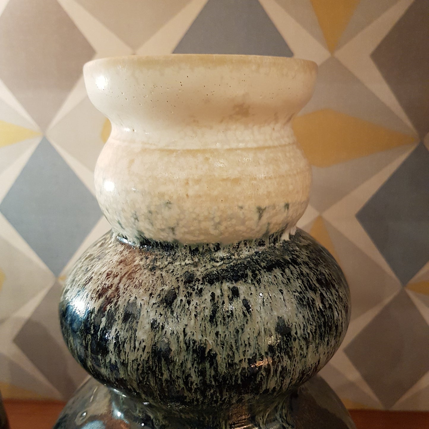 Grand vase bleu - La Potière Céramique